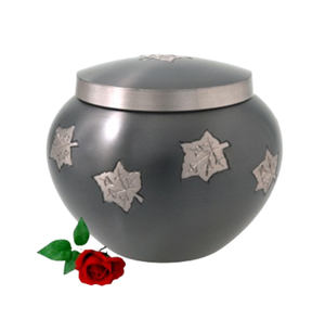 Urna de cremación para mascotas de latón con diseño superior de cúpula con pata grabada y con diseño de perla, urna moderna para cenizas de mascotas - Product Image 3