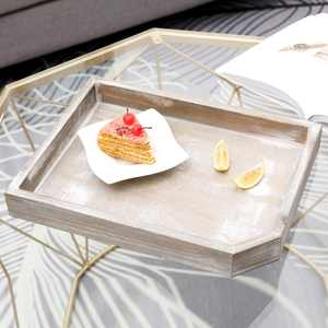 Wholesale high quality acacia <b>wooden</b> decorative serving trays for desktop, bathroom, kitchen from Vietnam - Product Image 3