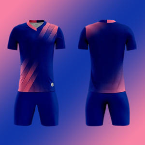 ชุดฟุตบอลสำหรับผู้ใหญ่เสื้อยูนิฟอร์มและกางเกงขาสั้นชุดฝึกฟุตบอลสำหรับเด็กโลโก้ออกแบบได้ตามต้องการ - Product Image 5