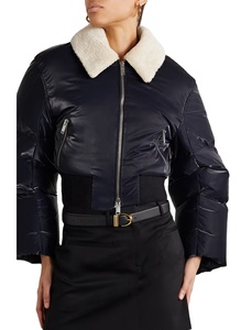 Chaqueta Bomber de Béisbol de Moda Urbana con Logotipo Personalizado al por Mayor, Talla Grande, Transpirable, de Secado Rápido, con Cuello Alto, Tela de Lona - Product Image 2