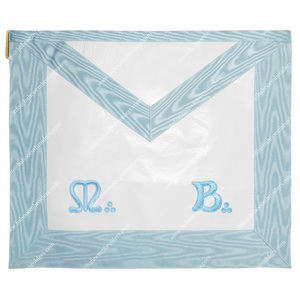 TABLIER MAÇONNIQUE MAÇONNIQUE MAÇONNIQUE RITE MODERNE FRANÇAISE - Product Image 1