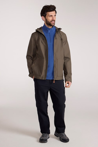 Chaquetas Softshell para Hombre, Chaqueta de Senderismo Impermeable y Cortavientos para Exteriores, Forro Polar Cálido, Capucha, Ropa Deportiva Informal - Product Image 6