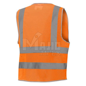Chaleco de Seguridad Reflectante con Bolsillos, Ropa de Trabajo de Alta Visibilidad para la Construcción Industrial o Trabajos al Aire Libre - Product Image 2