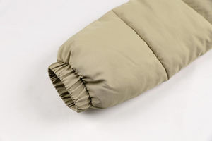 2024 Women Winter Jacket Custom logo Ladies Crop <b>Top</b> Casual Letter Embroidery <b>Bubble</b> Bomber Crop Puffer Jacket - Product Image 4