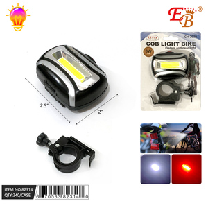 Luz de bicicleta LED COB de 2,5 \ "con batería 240PCS/CS 60/PK Luces LED traseras y delanteras - Product Image 1