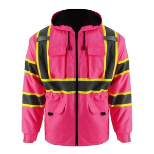 Veste de sécurité personnalisée 2026 pour les travailleurs, design personnalisé avec fermeture éclair de haute qualité, poches pour outils de sécurité - Product Image 2