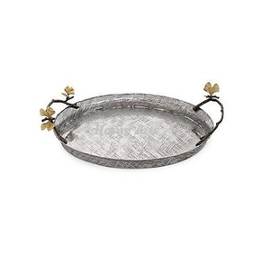 Plateau de service en laiton au design classique pour les mariages, les fêtes, le thé, le café, au prix le plus bas - Product Image 5