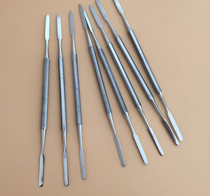 Commercio all'ingrosso OEM/ODM Set di spatole dentali in acciaio inossidabile a doppia punta 3 pezzi cemento dentale e spatola di miscelazione fonte di energia elettrica