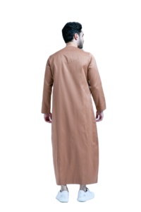 ชุดญุบบะห์แบบอิสลาม คุณภาพดี ระบายอากาศได้ดี แห้งเร็ว น้ำหนักเบา ไซส์ใหญ่ แขนยาว สีตามสั่ง เสื้อผ้ามุสลิมสำหรับใส่กลางแจ้ง - Product Image 5