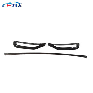 กันชนท้ายรถสีดำแบบมันวาว, แถบไฟตัดหมอก ABS คาร์บอนมองสำหรับ Toyota Sprinter Corolla Sedan E210 2020-2025 - Product Image 3