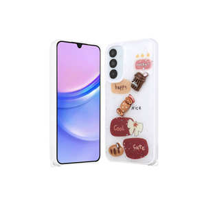 Funda de Silicona con Purpurina y Relieve de Lujo para Samsung Galaxy A25, Protectora, Color Verde OYO Cevze, con Recubrimiento para Chicas, Promax XR - Product Image 2