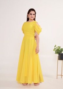 Georgette ชุดเดรสทรงเอไลน์ - Product Image 2