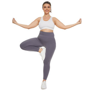 Mallas de mujer transpirables y de alta calidad para ropa de yoga/mallas de mujer holgadas de talle alto de talla personalizada y color - Product Image 3
