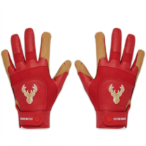 Prix de gros Gants de frappe personnalisés avec logo imprimé Accessoires de baseball et de softball Gants de frappe durables avec paume adhérente et respirante - Product Image 1