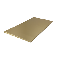 Panel de Aluminio Anodizado con Grabado Dorado en Forma de Panal de Abeja 5052 5005 de 5 mm a 25 mm con AA20 para Techo de Vestíbulo de Hotel e Interiores Comerciales