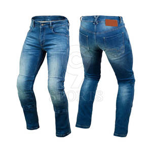 Meilleures ventes de pantalons en jean pour hommes légers et décontractés de qualité supérieure avec taille moyenne - Product Image 1