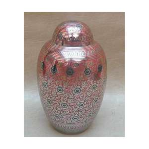 Urne de crémation pour adultes en aluminium la plus vendue fabriquée à la main avec une urne de cendres commémoratives de style européen personnalisable - Product Image 3