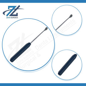 Élévateur spinal Cobb manuel, poignées en acétal bleu, 279 mm de long, 10 mm de large, acier inoxydable chirurgical certifié CE, instruments - Product Image 4