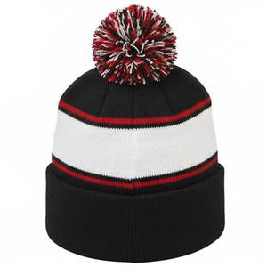 Gorro de Invierno para Hombre, Diseño Personalizado con Logotipo, Color Blanco, Estilo Urbano, Gorro de Punto Cómodo con Estilo Jacquard - Product Image 4