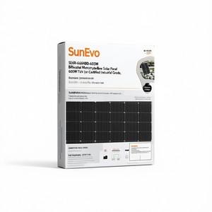 Panel Solar Monocristalino Bifacial SunEvo SE6R-66HBD-605M de 600W con Certificación TUV para Uso Industrial - Product Image 2