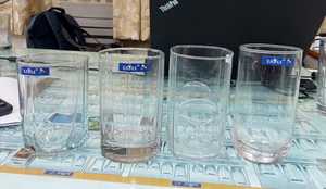 ถ้วยดื่มน้ำแก้วใสสำหรับใช้ในชีวิตประจำวัน | เหมาะสำหรับน้ำน้ำผลไม้และชา - Product Image 4