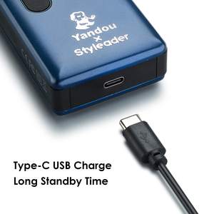 Rasoir électrique doré pour homme, sans fil, format voyage, à lame unique, rechargeable par USB, pour le visage - Product Image 5