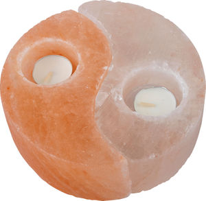 Portavelas con forma de corazón de sal de roca Rosa Natural del Himalaya de calidad superior, fabricante paquistaní más vendido, artesanías naturales - Product Image 4