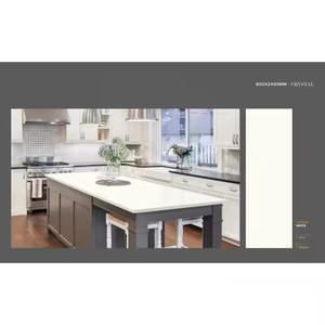 Porcelaine polie de couleur blanche 800*2400*15mm cristal Nano Table Surface conception de meubles 80*240*1.5cm dalle marbre carreaux brillants - Product Image 6