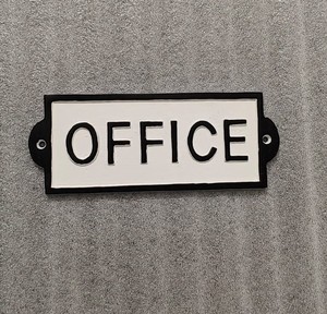 แผ่นป้ายอลูมิเนียมโบราณและทันสมัยคุณภาพสูงแผ่นโลหะหล่อพิมพ์รังสียูวีสำหรับตกแต่งผนังสำนักงานงานฝีมือโลหะ - Product Image 2