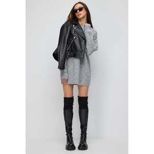 Pull oversize en laine mérinos pour femme, tricot décontracté vintage de qualité supérieure, respirant, à mailles torsadées, pour l'automne et l'hiver, devant inclus - Product Image 4