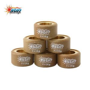 Rodillos Variadores de Latón SUN Racing Nuevos 20x12 14G para CVT, Juego de 6 Piezas para Scooter Yamaha MIO125/MIO I 125/NMAX155/AEROX155 - Product Image 1