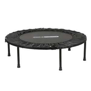 HolaHatha 40 Mini <b>Trampoline</b> Fitness Rebounder Indoor PVC and Foam with Adjustable Handle for Kids Black - Product Image 2