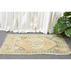 Tapis Vintage en Laine Turque de 17X32 pieds, Patchwork Beige et Bleu, Armure Plate, Support en Latex pour Décorations de Salon - Product Image 2