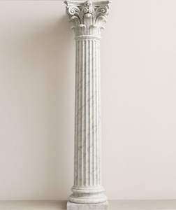 Columnas de Mármol Sólido Talladas a Mano para Techos de Pabellones, Soporte Estructural, Arquitectura Moderna, Proyectos al Aire Libre - Product Image 2