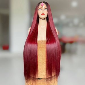 Perruque frontale en vrais cheveux humains, prix de gros, dentelle vietnamienne droite HD, pleine longueur de 6 "à 40". - Product Image 4