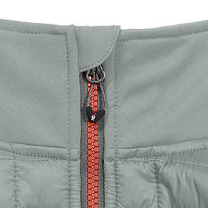 Gilet matelassé décontracté pour femme en polyester imperméable à col montant pour usage extérieur en stock! - Product Image 4