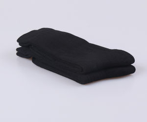 Chaussettes habillées pour hommes de haute qualité 100% chaussettes d'affaires noires en bambou pur et chaussettes de sport avec logo personnalisé Jacquard - Product Image 3