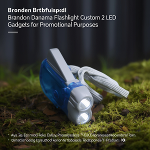 Torcia Brandon Dynamo Personalizzata con 2 LED, Gadget per Scopi Promozionali - Product Image 3