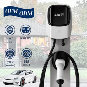 เครื่องชาร์จเร็วติดผนังสามเฟส21KW-มาตรฐานอียู Type2บ้าน/พาณิชย์สามารถใช้ร่วมกับเทสลา<span class=keywords><strong>ราคา</strong></span>ตัวแทนโรงงาน ODM - Product Image 1