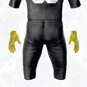 100% Polyester sublimé football américain uniforme pour hommes respirant noir vegas or attirail sergé équipe Gear maillot court - Product Image 6