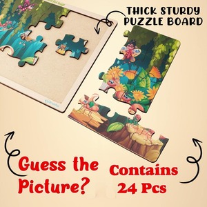 จิ๊กซอว์แมลงไม้หลากสีผลิตจากโรงงานเพื่อการศึกษาของเล่นยอดนิยม - Product Image 4