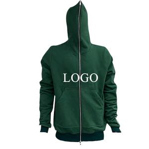Wholesale Unisex Polyester Cotton Fleece Pullover Hoodies Manufacturer Custom Logo <b>Black</b> Plain Blank <b>Men</b> hoodies Knitted - Product Image 1