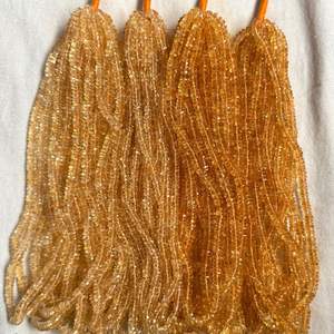 Perles de citrine jaune naturelle de haute qualité, facettées, de 5 mm à 6 mm, pour la fabrication de bijoux - Product Image 2