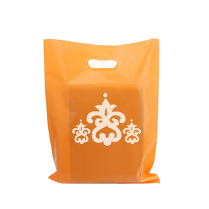 Bolsas de compras de plástico troqueladas impresas personalizadas de fábrica OEM bolsa de compras minorista impermeable con logotipo - Product Image 5