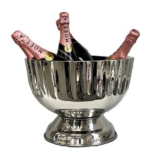 Refroidisseur de vin à bol à champagne en aluminium décoratif et polyvalent pour la maison, les hôtels et les restaurants, les bars et les fêtes. - Product Image 6