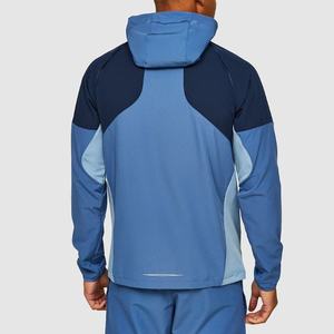 Veste coupe-vent d'hiver élégante pour hommes, mode personnalisée High Street, col montant à fermeture éclair solide et chaud pour la randonnée - Product Image 6