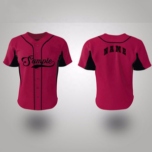 Camiseta de béisbol personalizada de alta calidad para hombre, nueva ropa deportiva de alta calidad, diseño liso con logotipo de alta calidad, talla juvenil - Product Image 3