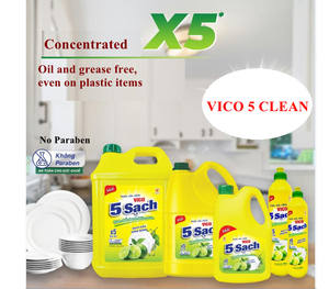 VICO 5-<b>Clean</b> Dishwashing Liquid 750g x 12 bottles - Product Image 3