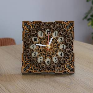 Most selling fantastic wooden table <b>clock</b> offers an excellent alternative to <b>digital</b> displays for classic interiors - Product Image 5
