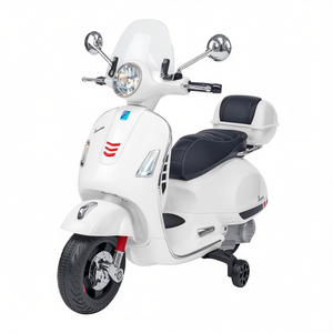ESPIDKO Scooter électrique blanc 102 cm, Vespa Gts 12V 4.5 Ah Lithium, jouets et accessoires pour enfants 42912 - Product Image 2